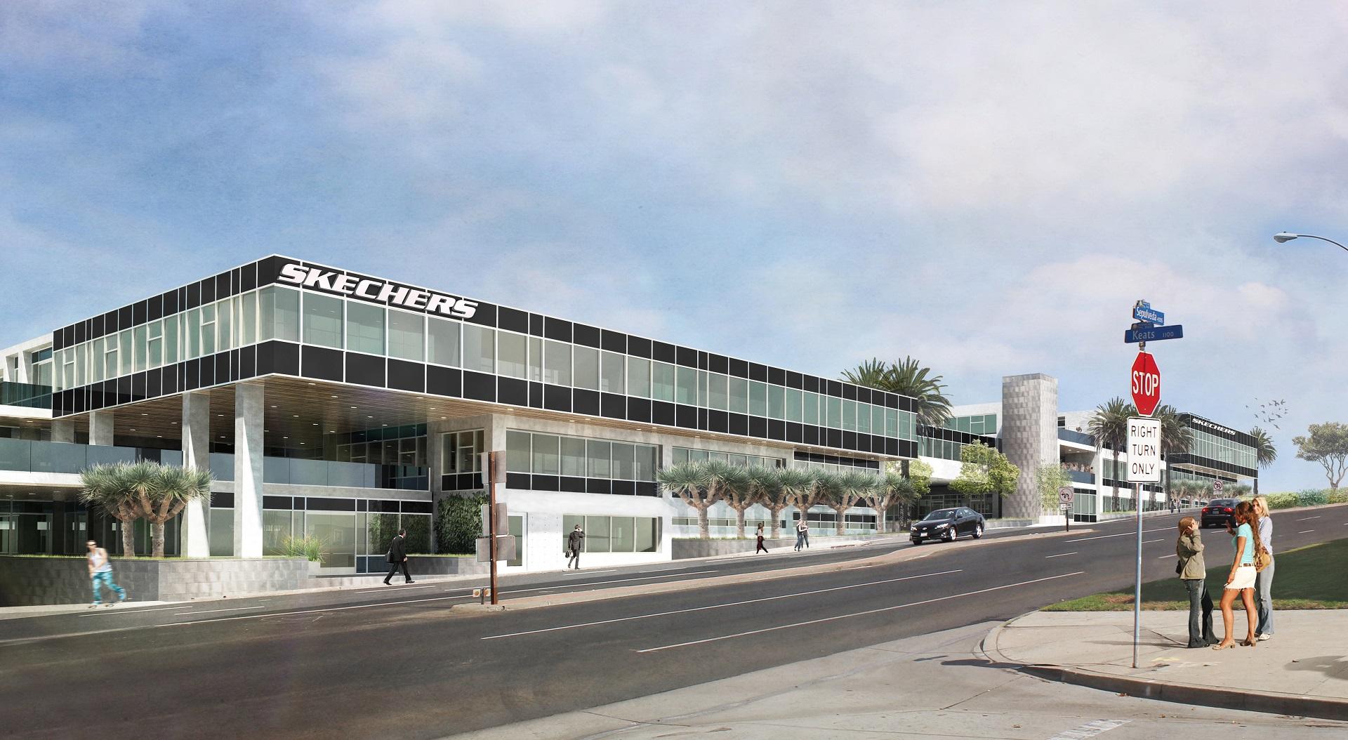 Skechers HQ expansion starts to show progress Urbanize LA
